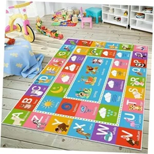 ABC Rug, 4'x6' Educational Play Rug Carpet for Kids 4x6ft/47x71in Alphabet - Picture 1 of 7