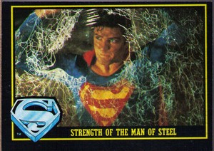 1983 Topps Superman III #78 Strength Of The Man Of Steel