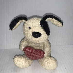 Russ Home Buddies Frottee Hund Plüsch Welpe 6,5 Zoll Herzkissen Stofftier - Bild 1 von 8