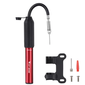 Alloy 120PSI  Tire Pump Portable Bike Inflator Telescopic D6R0 - Picture 1 of 12