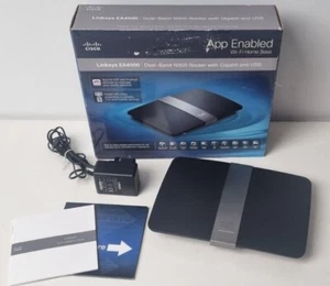Linksys Smart Wi-Fi Router EA4500 Dual-Band N900 Router Gigabit Ethernet DLNA - Afbeelding 1 van 10