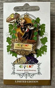 Disney Pin Epcot 2006 Food and Wine Festival Goofy Limited Edition 3000 - Picture 1 of 3