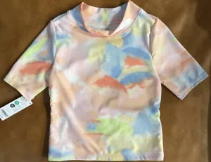 Carters Girls Rashguard Top Tie Dye Size 7, UPF 50+ New With Tags - Picture 1 of 3