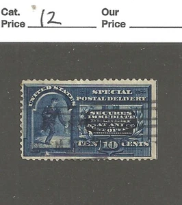 US Special Delivery Stamp # E5 Used m, 1893, - Picture 1 of 2