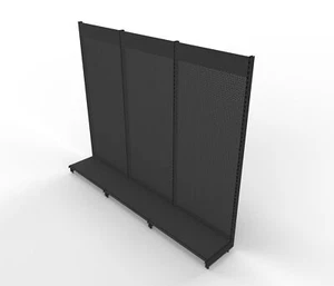 Wandregal Metallregal Kiosk Lochblech Supermarktregal Regal 230x300 cm Gebraucht - Bild 1 von 5