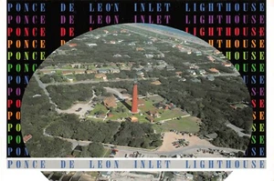 H726 PONCE DE LEON EINLASS, FL.   POSTKARTE, LEUCHTTURM - Bild 1 von 2