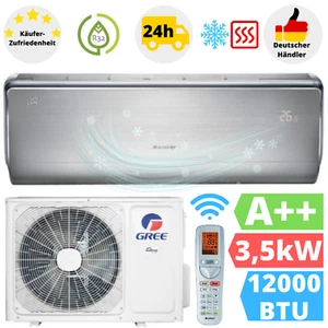Gree U-Crown Split Klimaanlage Silver 12000BTU Klimagerät Ionisator Klima 3,5kW - Bild 1 von 8
