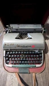 Antique Remington Premier Typewriter With Case - Picture 1 of 2