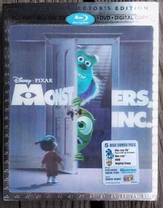 Monsters, Inc. (Blu-ray/DVD, 2013, 5-Disc Set, Includes Digital Copy 3D) - Imagen 1 de 2