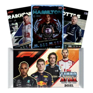 Topps Turbo Attax 2021 Formel 1 Trading Cards 151-254 & HC + Limitierte Karten - Bild 1 von 125
