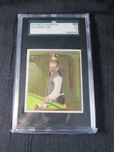1910 MECCA T218 HARRY CLINE - CHAMPION BILLIARD, POOL & 3-CUSHION - SGC EX - Picture 1 of 3