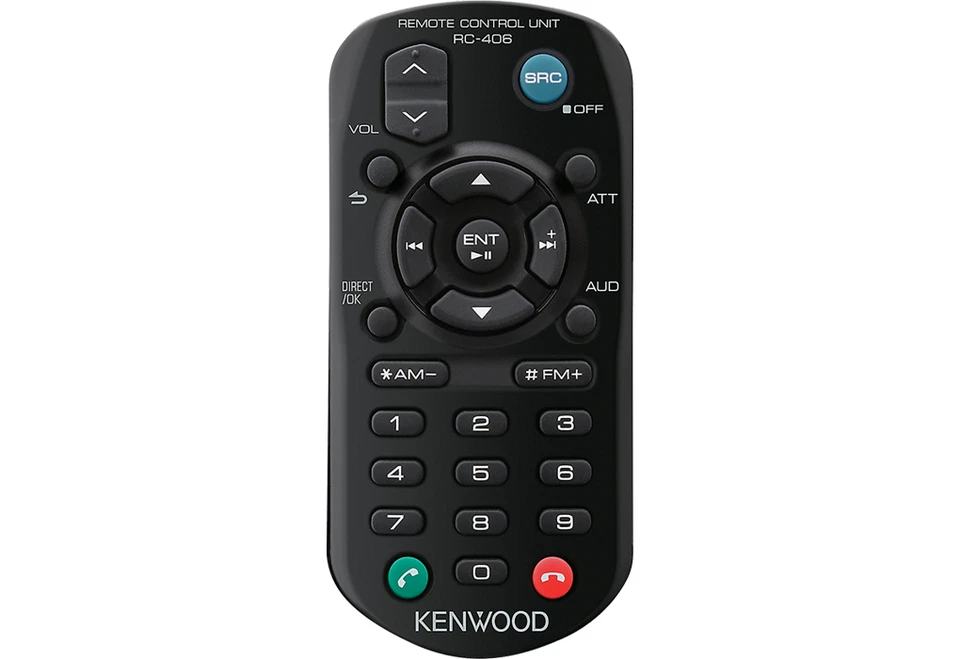 GENUINE Kenwood RC-406 Replacement Remote Control For Kenwood CD Receivers - Image 1 of 1