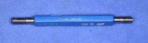 .271-20 UNS-2B ~ Thread Plug Gage ~ Go NoGo - .271 - 20 TPI ~ O/S ~ LEFT HAND - Picture 1 of 2