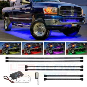 Kit de luces de neón LEDGlow 6 piezas inalámbricas LED para debajo de la carrocería de camión - Imagen 1 de 6