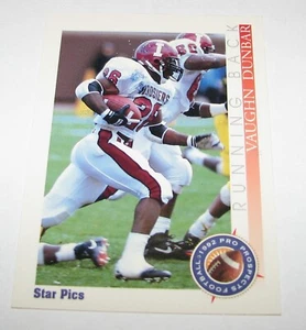 Autógrafo de novato Indiana Hoosiers 1992 Star Pics automático Vaughn Dunbar #26 - Imagen 1 de 4