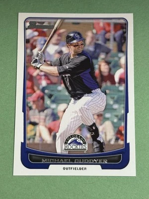 Michael Cuddyer 2012 Bowman Colorado Rockies #109 S46 - Image 1 of 2