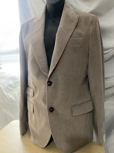ELEVENTY PLATINUM  HandMade Athletic Cut Blazer Jacket Size 36(S)IT46/ Beige.  - Picture 1 of 16