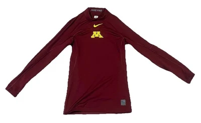 Minnesota Gophers — Nike Pro Hyperwarm Longsleeve Shirt — Size Women’s XS - Image 1 of 3