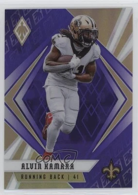 2020 Panini Phoenix Purple /149 Alvin Kamara #11 - Image 1 of 2