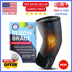 Dr. Arthritis Elbow Brace M – Compression Support for Tendonitis & Joint Pain - Picture 1 of 11