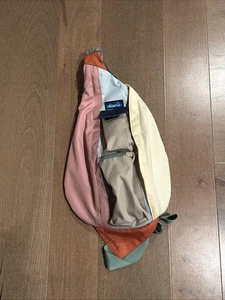 KAVU Rope Sling Bag Snowcone Cotton Canvas Crossbody Rucksack verstellbarer Riemen - Bild 1 von 7