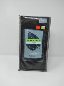 Pure Beech 100% Modal 400 Tc Sateen King Pillowcases Chocolate - Picture 1 of 2
