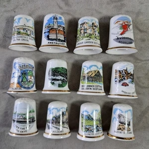 Bone China Fingerhüte: Orte in Schottland x12 - Bild 1 von 4