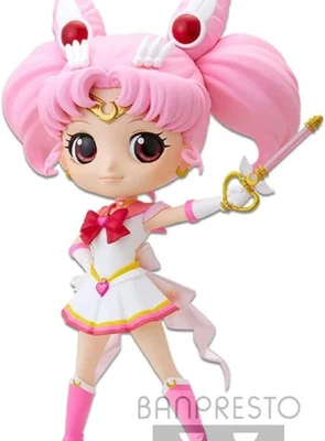 SUPER SAILOR CHIBI MOON DI SAILOR MOON BANPRESTO FIGURE PRETTY GUARDIAN Q POSKET - Immagine 1 di 3