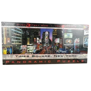 Panoramic Puzzle Times Square New York 750 Piece 3 Feet Wide Brand NEW Sealed - Picture 1 of 3