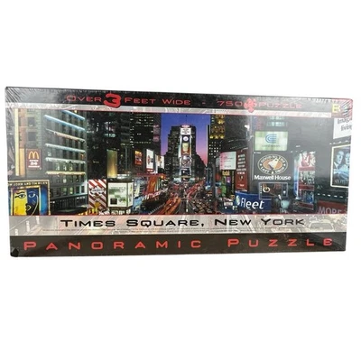 Panoramic Puzzle Times Square New York 750 Piece 3 Feet Wide Brand NEW Sealed - Image 1 of 3