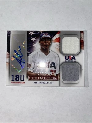 2014 Panini Elite Extra Edition Game Jerseys Signatures /25 Austin Smith #2 Auto - Image 1 of 4