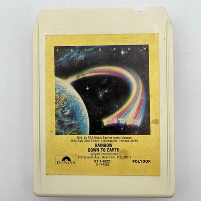 Rainbow - Down To Earth - Restored 8 Track Tape - New Pad and Splice - Image 1 of 4