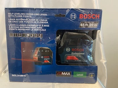 Bosch GCL 2-160 Self-Leveling Composite Cross-Line Laser with Plumb Points seale - Image 1 of 4