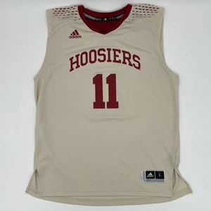 Camiseta de baloncesto Indiana Hoosiers para hombre grande roja crema Adidas NCAA IU envío rápido - Imagen 1 de 8