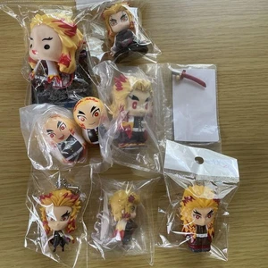 Kimetsu no Yaiba Rengoku Mini Figure Mascot 8 Pieces Set, Small Damage OK - Picture 1 of 7