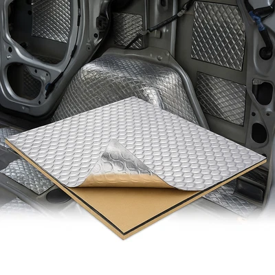 Car Sound Deadening Mat 2mm 19 Sheets 25cm x20cm (10sqft) Butyl Noise Insulation - Image 1 of 4