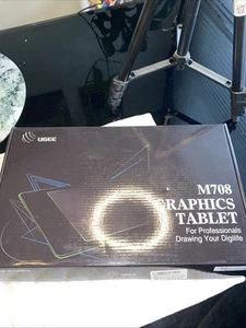 Ugee M708 Graphic Drawing Tablet, 10x6 in - Black (FBA_UG-M708-US) - Picture 1 of 4