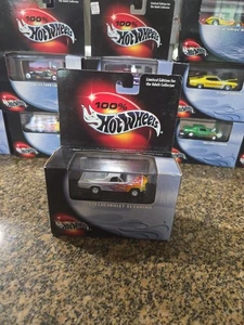 Hot Wheels 2001 100% 1970 CHEVROLET EL CAMINO bianco perla con fiamme 1:64 RR 54664 - Foto 1 di 4