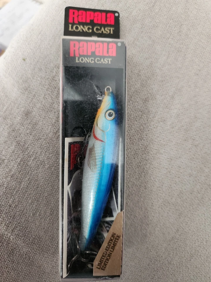 Rapala Long Cast Minnow LCM10 azul (edición limitada) 2002 Foto 1 de 3