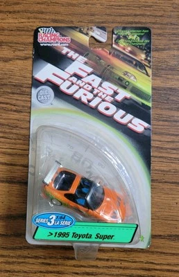 Racing Champions The Fast & The Furious 1995 Toyota Supra "Super" Print ERROR - Image 1 of 4