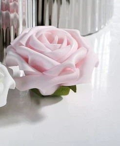38132 Tisch-Deko Foam Flower Rose rose Höhe: 5 cm, Durchmesser: 8 cm - Bild 1 von 1
