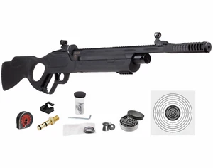 Hatsan Vectis .25 Cal Lever Action PCP QE Air Rifle w/ Paper Targets and Pellets - Picture 1 of 14