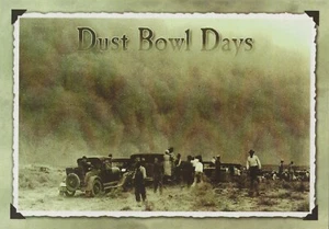 Postal Kansas Dust Bowl Days (Depresión) Rabbit Hunt Condado de Seward COMO NUEVA - Imagen 1 de 2