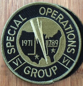 US Marshals Service - Edizione Mappa Originale SOG OD&Black Thread Patch-Molto Rara - Foto 1 di 1