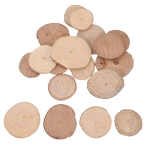 18 Pcs Tree Trunk Decoration Round Wood Craft Circles Party Table Decorations - Picture 1 of 12