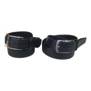IL KUOIO MEN'S SOFT LEATHER SQUIRREL BUCKLE BELT MADE IN ITALY 030 - Picture 1 of 8