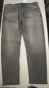 Levi's Herren 502 38x30 Original Straight Fit Jeans - Grau Waschung Lesen - Bild 1 von 17