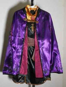 Disney Frozen 2 Princess Anna Travel Dress Cape Dress Costume Size 4 Nwt - Picture 1 of 4