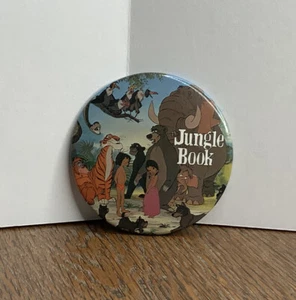 Disney Vintage The Jungle Book Movie Large Round Pin Button Pinback 1980’s - Picture 1 of 4