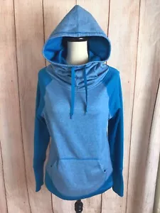Sudadera con capucha para mujer campeona dúo embudo talla M azul marmolada torso deportivo - Imagen 1 de 5